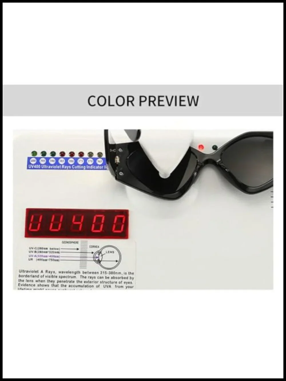 Cat Eye Sunglasses for Women UV400 Protection Rectangle Punk Vintage Shades
